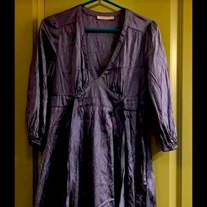 NWOT Calypso celle periwinkle silk dress in M